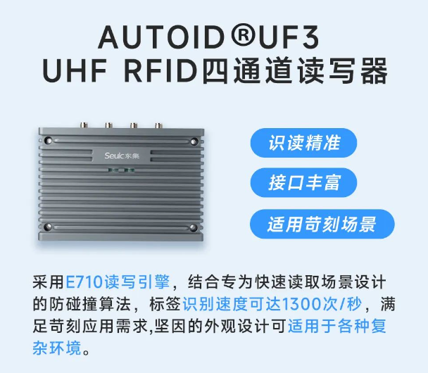 AUTOID UF3 固定式UHF RFID四通道读写器RFID超高频固定式四通道读写器.png